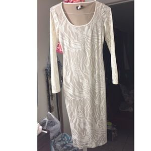 HotMiamiStyles off white lace dress size Large